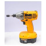 DeWalt Cordless Impact Driver Lot – DC825 & Heavy-Duty 1/4" Impact Driver with Batteries