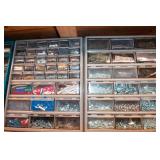 Fastener Assortment & Wall-Mounted Organizer Bins