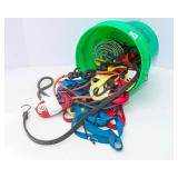 Assorted Bungee Cords & Ratchet Strap Lot