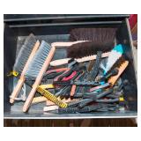 Assorted Brush Lot – Wire Brushes & Mixed Cleaning Brushes