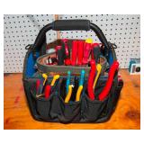 Tool Bag Filled with Assorted Tools