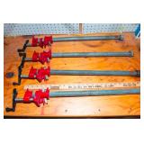 Pipe Clamp Lot – Set of 4 (24" Length)