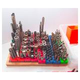 Assorted Drill Bits & Hardware Bits Lot – with Organizers