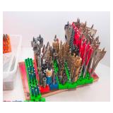 Assorted Drill Bits & Hardware Bits Lot – with Organizers