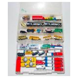 Toy Car Lot – Assorted Vehicles with 2 Storage Containers
