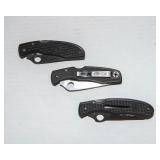 Spyderco Knife Lot – Set of 3 Knives