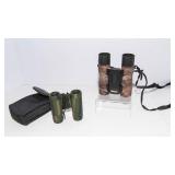 Binocular Lot – Nikon Aculon A30 10x25 & Bushnell 8x21 with Case