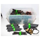 Model Train Lot – Assorted Track Pieces & Power Boxes