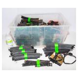 Model Train Lot – Assorted Track Pieces & Power Boxes