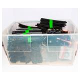 Model Train Lot – Assorted Track Pieces & Power Boxes