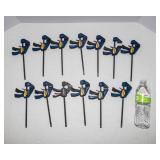 Mini Quick-Grip Clamp Lot – 13 Total (IRWIN & Husky)
