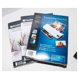 Crofton Laminator with Assorted Laminating Pouches