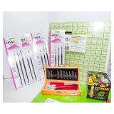 Assorted Craft Supply Lot – X-ACTO Set, Cutting Mats & Tools