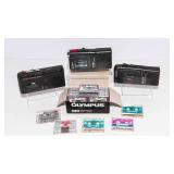Voice Recorder Lot – 3 Units with Microcassettes
