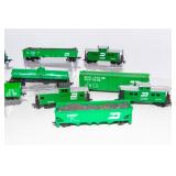 Model Train Set Lot – Burlington Northern & Texaco