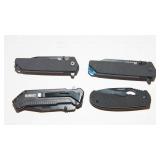 Utility Knife Lot – Set of 4 (Kobalt, DEWALT & Coast)