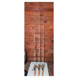 Shakespeare Excursion Fishing Rod & Reel Lot – Set of 3