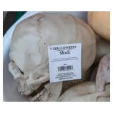 Halloween Decor Lot – Assorted Plastic Skulls