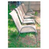 Set of Four Patio Chairs
