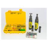 Ryobi Rotary Tool Lot – Set of 2 Tools with Batteries & Accessories