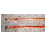 Wooden Walking Sticks – Set of 2 (55.25")