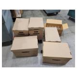 Lot of 6 Boxes of Lab Bottles (615163) As Is