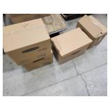 Lot of 4 Boxes of Test Tubes and Glass (615448) As Is
