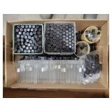 Lot of 4 Boxes of Test Tubes and Glass (615448) As Is