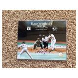 Dave Winfield 3,000th Hit Autographed 8x10 Picture at Metrodome Minneapolis Minnesota Local Legend