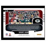 2019 Panini Absolute - Red Zone Davante Adams #8 Spectrum Red /100