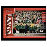 2019 Panini Absolute - Red Zone Davante Adams #8 Spectrum Red /100