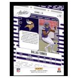 2024 Panini Absolute - Rookies Dallas Turner #117 (RC) Rookie Card