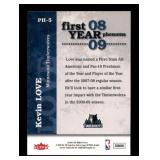 2008 Fleer Kevin Love Rookie Card First Year