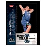 2008 Fleer Kevin Love Rookie Card First Year