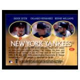 2006 Topps Gold Label Bullion Derek Jeter, Orlando Hernandez and Bernie Williams Card