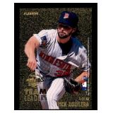 1995 Fleer - Team Leaders Kirby Puckett, Rick Aguilera #9
