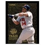 1995 Fleer - Team Leaders Kirby Puckett, Rick Aguilera #9