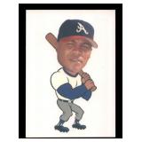 2004 Bazooka Andruw Jones Tattoo Card, Atlanta Braves Legend and Hall of Famer