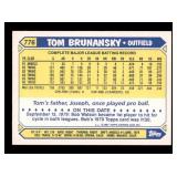 1987 Topps Tom Brunansky #776 Rare Topps Tiffany Version