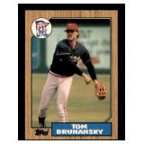 1987 Topps Tom Brunansky #776 Rare Topps Tiffany Version