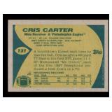 1989 Topps - Cris Carter #121 (RC) Rookie Card Vikings Legend