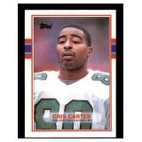 1989 Topps - Cris Carter #121 (RC) Rookie Card Vikings Legend