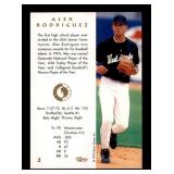 1993 Classic Games Alex Rodriguez Rookie Card Yankees and MLB Legend