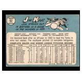 1965 Topps - Jim Kaat #62 Minnesota Twins Legend Hall of Fame