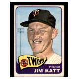 1965 Topps - Jim Kaat #62 Minnesota Twins Legend Hall of Fame