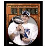 2008 Topps Eli Manning Ring of Honor Super Bowl MVP Card Insert