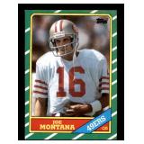 1986 Topps - Joe Montana #156 Vintage Football Card