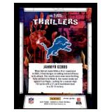 2024 Panini Rookies & Stars - Thrillers Jahmyr Gibbs #T-JGS Silver