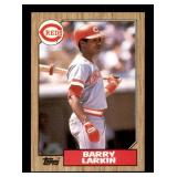 1987 Topps Barry Larkin #648 Rookie Card