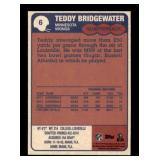 2014 Topps Teddy Bridgewater Rookie Card Minnesota Vikings